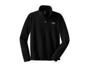 15 FLST Half Zip Fleece Sweatshirt X Large Black