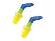 3M Multiple Use E A R Ultrafit 27 Triple Flange Poly Uncorded Earplugs 100 ct