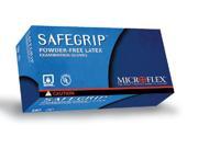 Microflex Medium Blue 11.8 Safegrip 11.4 Mil Premium Quality Natural Rubber ...