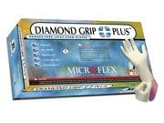Microflex Large Natural 9.5 Diamond Grip Plus 5.1 Mil Latex Ambidextrous