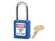 Master Lock Blue 410 1 3 4 High Body Safety Lockout Padlock