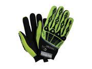 Hexarmor Size 9 Black And Hi Vis Green Chrome Series Cut 5 Impact Hi Vis Supe...