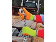 Showabest Size 8 Hi Viz Yellow And Orange Showa Atlas Hi Viz Grip 317 Natural...