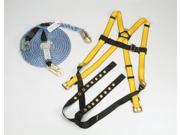 MSA X Large Workman Roofers Fall Protection Kit Contains Vest Style Harness