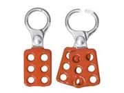 SAFETY HASP, ALUMINUM, 1 INCH DIAMETER JAWS, RED HANDLE 1 EA SAFETY HASP, ALUMINUM, 1 INCH DIAMETER JAWS, RED HANDLE 1 EA
