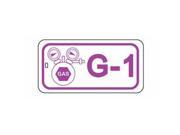 G 1 LOCKOUT ISOLATION ID TAG GAS 1 1 EA