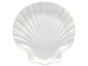 Excellanté Nautilus Collection 15 by 15.125 Inch Platter Two Tone Shell Each