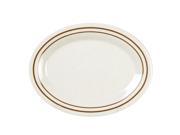 Excellante Winston Melamine Collection 9 1 2 by 7 1 4 Inch Oval Platter Dozen