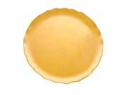 Excellante Mica Pearl Collection 8 1 2 Inch Round Salad Plate Gold Each