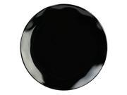 Excellante Mica Black Collection 18 Inch Round Plate Two Toned Each