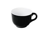 Excellante Mica Black Collection 4 3 4 by 3.625 Inch Soup Mug Two Toned Each