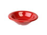Excellante Crimson Melamine Collection 7 1 2 Inch Soup Bowl 12 Ounce Pure Red Dozen