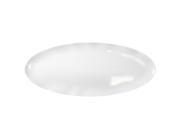 Excellante Mica Black Collection 24 Inch Oval Platter White Each