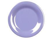 Excellante Blue Melamine Collection 6 1 2 Inch Wide Rim Round Plate Blue Dozen