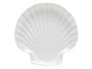 Excellanté Nautilus Collection 10 3 4 by 10.875 Inch Dinner Plate Two Tone Shell Each