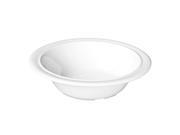 Excellante Milan Melamine White Collection 6.375 Inch 12 Ounce Soup Cereal Bowl White Dozen