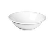 Excellante Milan Melamine White Collection 8 Inch 36 Ounce Rimless Bowl White Dozen