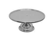 Excellanté Pristine Polished Stainless Steel Cake Stand Each