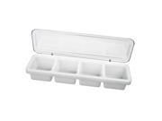 Excellante 4 Compartment Bar Caddies with Cover Each