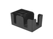 Excellante 6 Compartments Plastic Bar Caddy Each