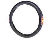 BDK WBSW-1601 Black Superman Steering Wheel Cover BDK WBSW-1601 Black Superman Steering Wheel Cover