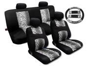 Cool Fur Print Snow Gray Leopard Black Knit Mesh Cool Breeze Spotted Animal Print Seat Cover Set Fits Saab Sedans Cool Fur Print Snow Gray Leopard Black Knit Mesh Cool Breeze Spotted Animal Print Seat Cover Set Fits Saab Sedans