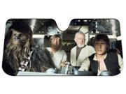 Star Wars Auto Sun Shades Summer Dual Bubble Fan Folded Premium Standard Size Sunshade & Bonus Apple Air Freshener Star Wars Auto Sun Shades Summer Dual Bubble Fan Folded Premium Standard Size Sunshade & Bonus Apple Air Freshener