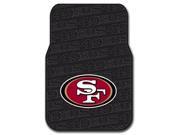 NFL San Francisco 49ers Auto Front Floor Mat, 2-Pack NFL San Francisco 49ers Auto Front Floor Mat, 2-Pack