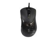A4Tech Patented V Track Wired USB Gaming Mouse 64K Memory 3600 DPI 6 Level Shift XI 747H F4 Black