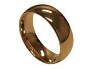 Mabella 8mm Men s Rose Gold Tungsten Carbide Wedding Band Ring