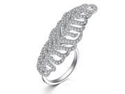 Mabella 2.0Ct Round Cut Sterling Silver Women Fashion Ring Size 5