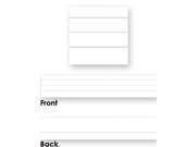 Word Strips Lined White 100 pk 3x8