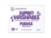 Center Enterprises Inc Jumbo Washable Stamp Pad Purple