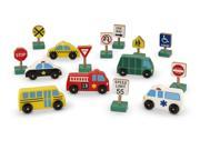 Melissa Doug Traffic Signs and Vehicles