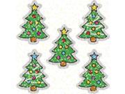Carson Dellosa Cd 2938 Dazzle Stickers Christmas Trees 75 Acid Lignin Free