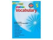 Carson Dellosa Publishing Spectrum Vocabulary Workbook Grade 5