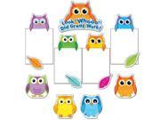 Carson Dellosa Colorful Owls Good Work Bulletin Board Set 110228