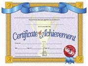 Certificates Of Achievement 30 pk