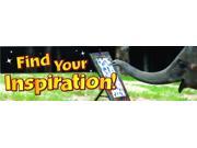 Eureka Jumbo Banner Find Your Inspiration 17 x 72 Inches 849456