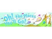 Eureka Dr. Seuss Classroom Banner Oh The Places Balloons 12 x 45 Inches 849581