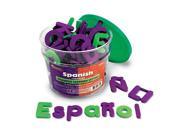 Learning Resources Magnetic Foam Letters in Spanish