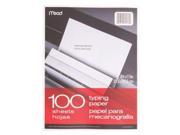 Mead Typing Paper Typing 100 Per Pack 8.5 x 11 Inch