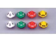 Koplow Games Dice 10 Sided Place Value 2 sets of 4