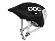 POC Trabec Race Helmet Black White Size Medium Large