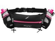Fitletic Hydration Belt 12oz Black Custom Pink Size Large X Large