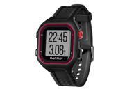 Garmin Forerunner 25 GPS Running Watch Black Red Size Large