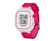 Garmin Forerunner 25 GPS Running Watch Pink White Size Small