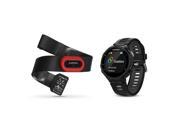 Garmin Forerunner 735XT HRM4 Run Multisport GPS Watch Black Grey Bundle
