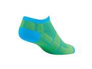 Socks SockGuy Channel Air No Show Blue Grass S M Cycling Running