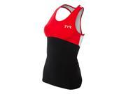 TYR Women s Carbon Series Tank Top Black Red MD